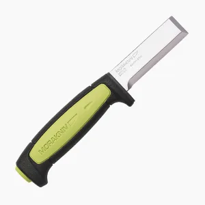 Morakniv Craftline Carbon Steel Wood Chisel Knife With Sheath for Wood Carving  3 Inch 3.0 - Carbon Steel Chisel Blade