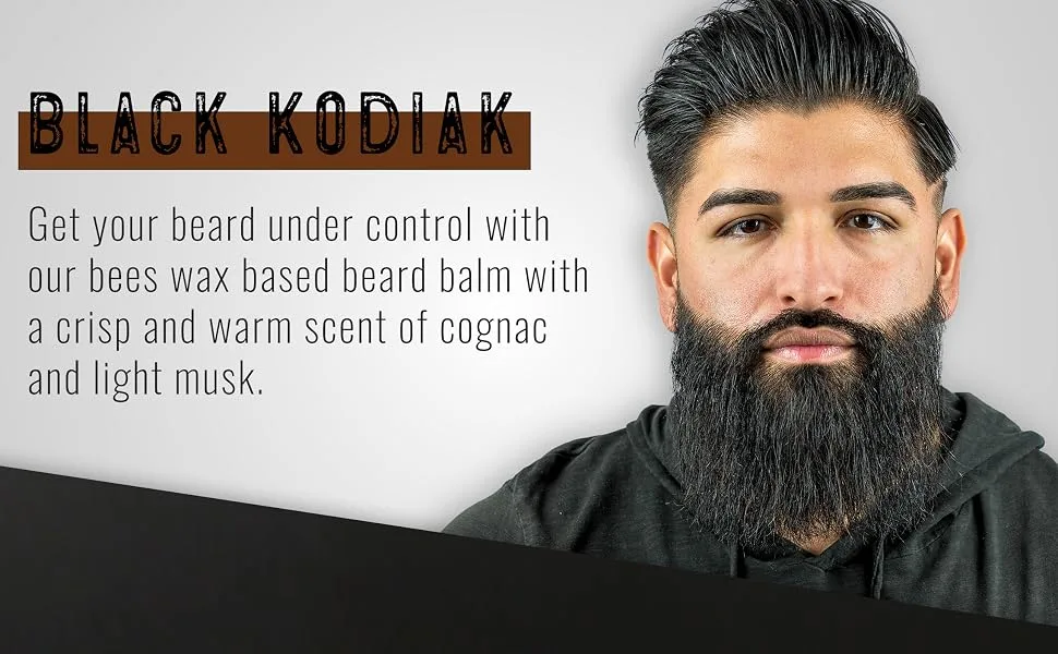 GIBS Grooming Black Kodiak Beard Balm Aid  2 oz - product information 3