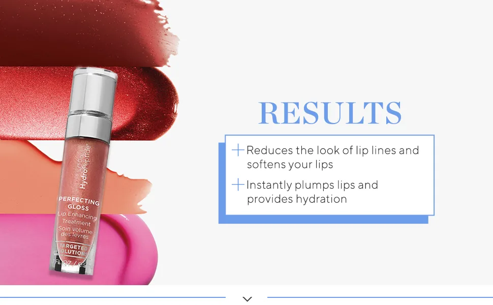 HydroPeptide Perfecting Gloss Lip Enhancing Treatment  Long-Lasting Volume and Hydration  Nude Pearl  0.17 Ounce - HydroPeptide Perfecting Gloss Nude Pearl