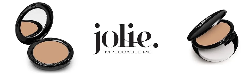 Jolie Creme Foundation SPF-15 Full Coverage Makeup W/Sponge (Soft Butter Rum) - cream compact foundation