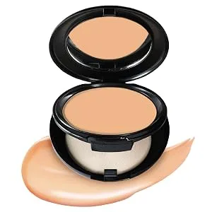 Jolie Creme Foundation SPF-15 Full Coverage Makeup W/Sponge (Soft Butter Rum) - cream compact foundation