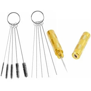 ABEST 3 Set Airbrush Spray Cleaning Repair Tool Kit Stainless steel Needle Brush Set - product information 2