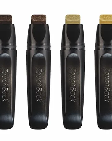TouchBack PRO Gray Root Touch Up Marker Applicator - Real Hair Color Rich Black - 8 shades of TouchBack