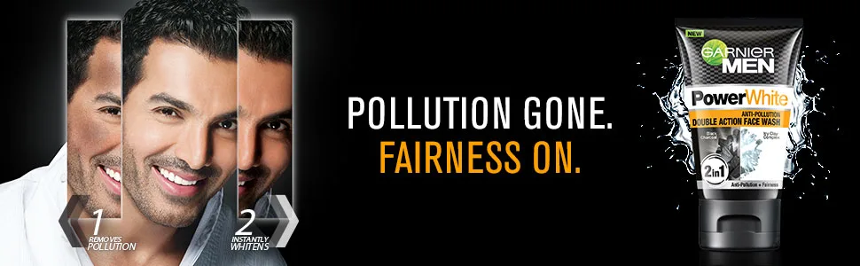 Garnier Men Power White Anti-Pollution Double Action Facewash  100gm - product information 1