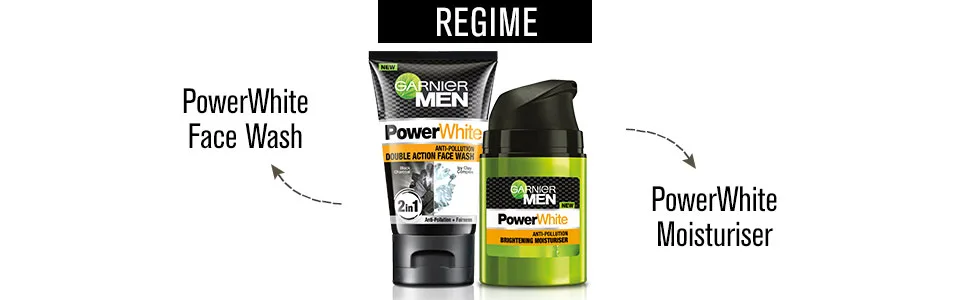 Garnier Men Power White Anti-Pollution Double Action Facewash  100gm - product information 4
