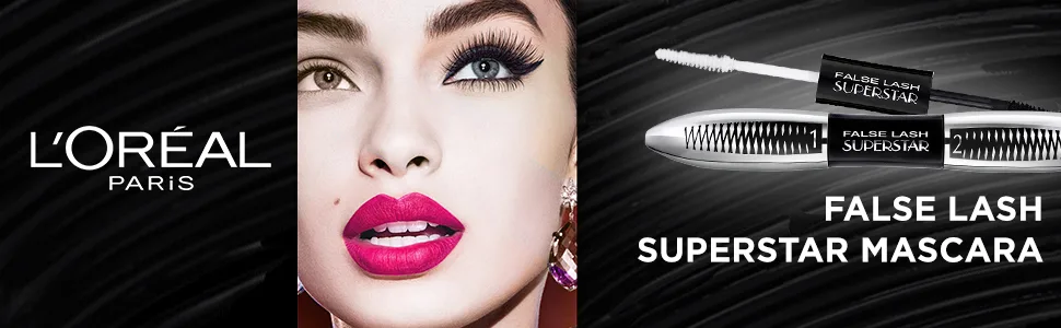 L'Oreal False Lash Superstar Mascara  Black  0.21 Ounce - product information 1