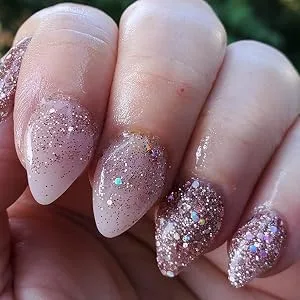Ejiubas Short Stiletto Nails French Nail Tips 600pcs Professional Artificial Fake Nail Tips False Nails Acrylic Nail Tips Clear Christmas Nails - product information 19