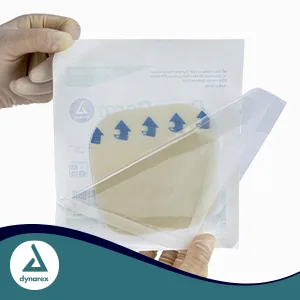 Dynarex-3018 DynaDerm Hydrocolloid Dressing 4x4 Extra Thin 12/10/Cs - dynarex hydrocolloid dressing hydrocolloid patch amerigel hydrogel wound dressing bed sore bandages