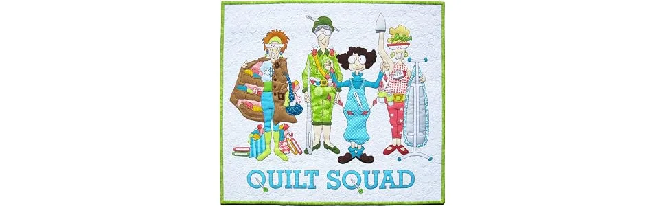 Amy Bradley Designs ABD270 Squad Quilt Pattern - product information 1
