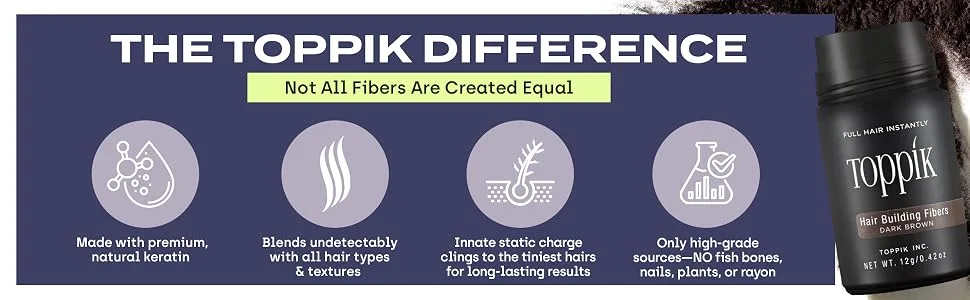 Toppik Colored Hair Thickener  Light Brown  5.1 OZ Medium Brown - The Toppik Difference