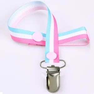 50pcs 1 Pacifier Suspender Clips  Marrywindix Pacifier Clips for Making Pacifier Holders Bib Clips Toy Holder Silver - product information 3