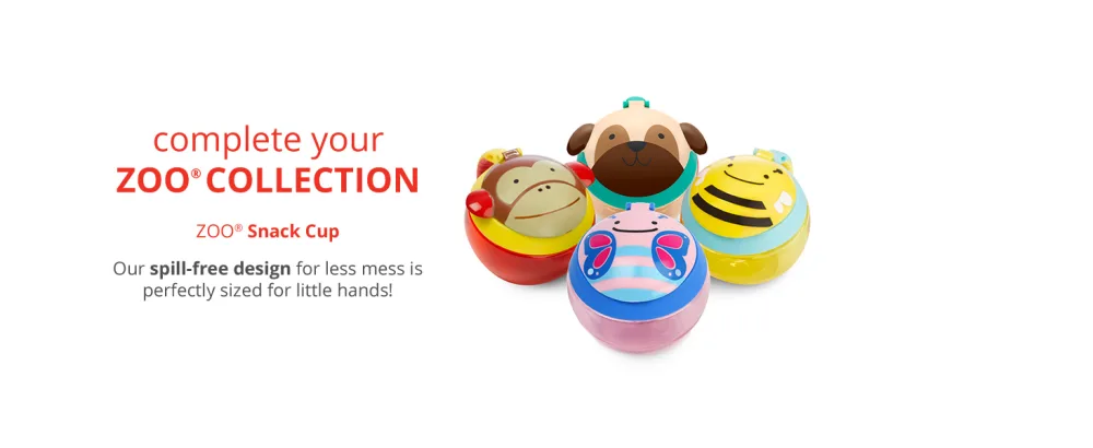 Skip Hop Toddler Sippy Cup with Straw  Zoo Stainless Steel Straw Bottle  Dog - ZOO Snack Cup