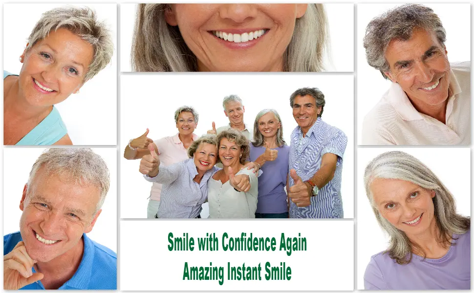 Amazing Instant Smile Cosmetic Novelty Secure Teeth- Medium Size - Fits Most - People