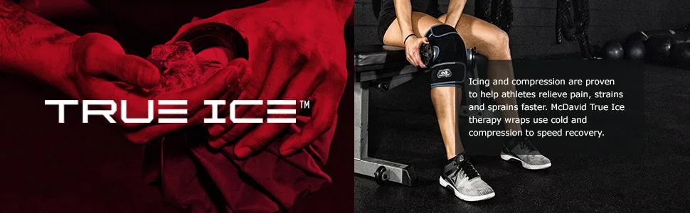 Shock Doctor Ice Recovery Compression Knee Wrap Brace Black Large-X-Large - product information 6