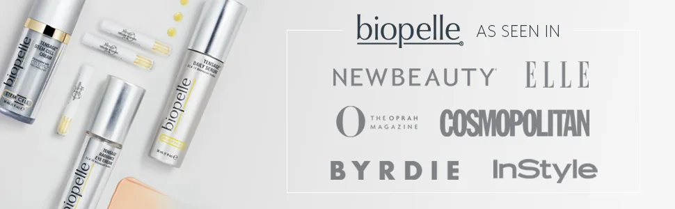 Biopelle Tensage Growth Factor Soothing Cream Face Moisturizer with SCA 3 Biorepair Index  1 Oz - Biopelle Banner