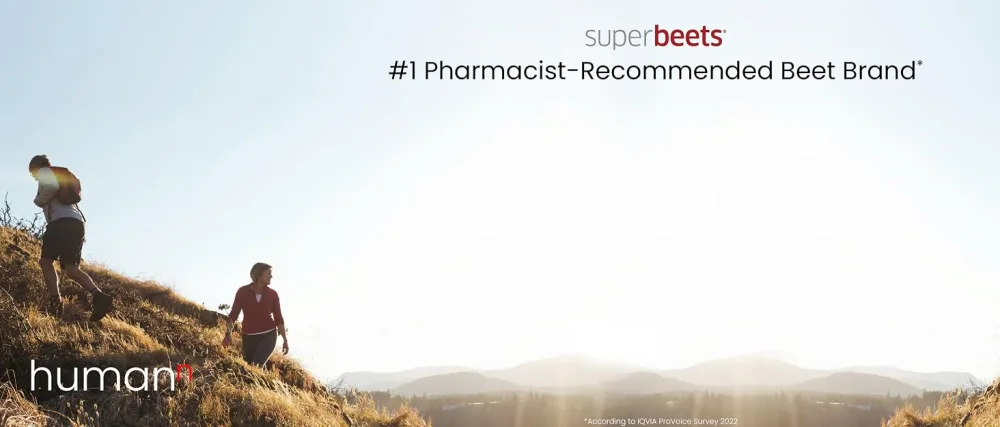 HumanN SuperBeets Original Apple - Beet Root Powder - Nitric Oxide Boost for Blood Pressure  Circulation & Heart Health Support-Non-GMO Superfood Supplement-Natural Original Apple Flavor  30 Servings - backpacking brand story