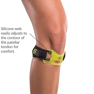 DonJoy Performance Webtech Patella Knee Strap   Patellar Tendonitis Band  Jumper s Knee Strap  Adjustable Support for Running  Basketball  Volleyball  Squats  Weightlifting Small/Medium black - product information 8