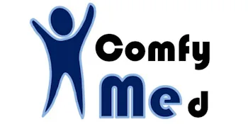 ComfyMed Premium Quality Back Brace CM-102M with Removable Lumbar Pad for Lower Back Pain Relief (REG 26-37 Belly) - ComfyMed Logo