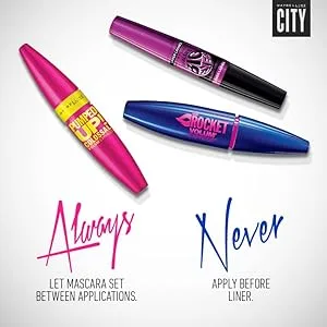 Maybelline Volum' Express Pumped Up! Colossal Waterproof Mascara  Classic Black  0.32 fl. oz. - product information 12