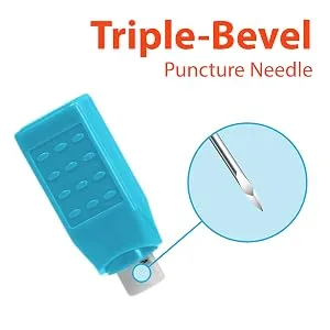 EasyTouch Pressure Activated Safety Lancets 30 Gauge - 100 ea. Model 830061 - Triple-Bevel Needle