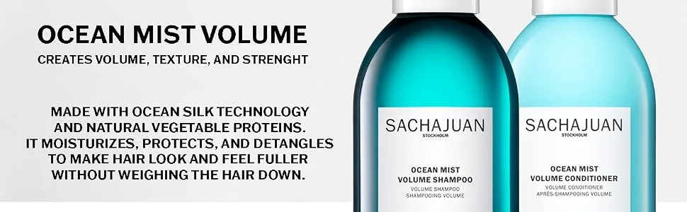 SACHAJUAN Ocean Mist Volume Shampoo  8.4 Fl Oz - SACHAJUAN OCEAN MIST VOLUME