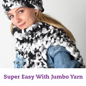Authentic Knitting Board Zippy Knitting Loom  5.25 by 3  Yellow - Super Easy with Jumbo Yarn