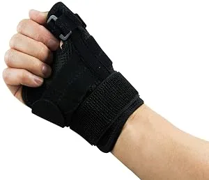 Thumb Brace  Finger Splints  Reversible  Single (1)  One Size  Black  Broken Thumbs  Wrist Stabilizer  Guard  Carpal Tunnel  Right & Left  For Osteoarthritis  Arthritis  Wrists  Pain and Support - product information 3
