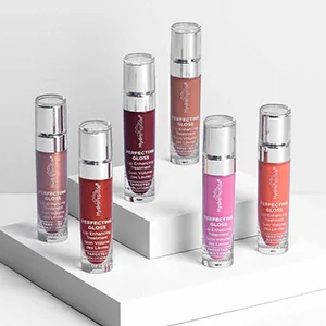 HydroPeptide Perfecting Gloss  Lip Enhancing Treatment  Long-Lasting Volume and Hydration  Sun-Kissed Bronze  0.17 Ounce - HydroPeptide Perfecting Gloss Sun-Kissed Bronze