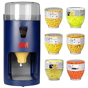 3M One Touch Pro Earplug Dispenser 391-0000  Hearing Conservation Blue - one touch pro dispenser earplug