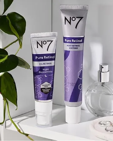 No7 Laboratories Dark Spot Correcting Booster Serum - Vitamin C + Emblica Brightening Complex for Age & Dark Spots - Sun Spot Corrector Face Serum (0.5 fl oz) - retinol
