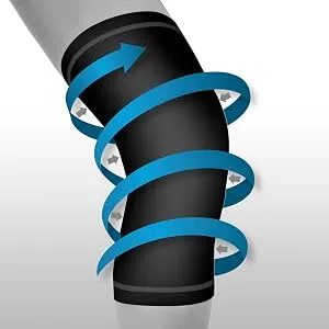 Copper Fit Pro Series Knee Compression Sleeve Black Large - product information 2