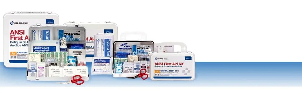 First Aid Only 90562 ANSI A 25-Person Emergency First Aid Kit for Office  Home  and Construction  89 Pieces - product information 1
