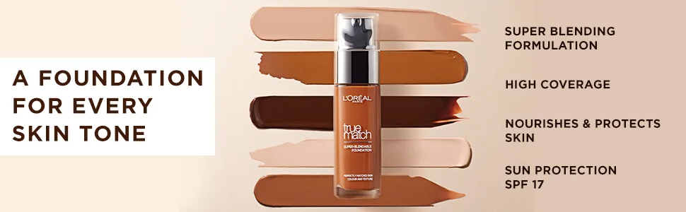 L'Oreal New True Match Super Blendable Foundation 2.R / 2.C Rose Vanilla 30ml - product information 2