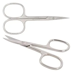 3 Swords Germany   manicure pedicure set kit (774) BLACK - SYNTHETIC LEATHER - scheren