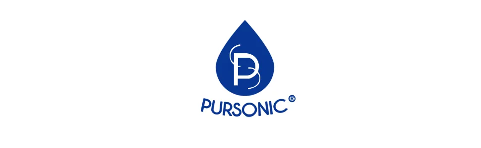 Pursonic S430 High Power Rechargeable Electric Sonic Toothbrush with 12 Brush Heads & Storage Charger  Blue - s430
