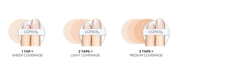 L'Or al Paris True Match Lumi Cushion Foundation  N.5.5 Perfect Beige  0.51 oz. - product information 3