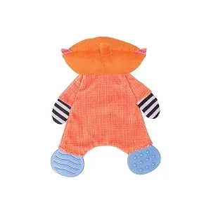 Manhattan Toy Teether Fox Soft Snuggle Blankie Toy - gift for 1 year old; gift for 0-6 month; gift for 0 year old; gift for newborn;infant gift;gifts