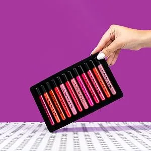 SHANY The Wanted Ones - 12 Piece Lip Gloss Set with Aloe Vera and Vitamin E - Lip gloss set