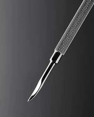 Rui Smiths Professional Double Ended Stainless Steel Metal Pusher (Cuticle Pusher) - Style No. 105 - Pusher mood shot