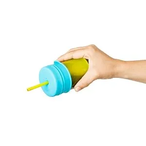Boon SNUG Straw with Cup  Blue/Orange/Green Blue/Orange/Green Cup w/ Straw - product information 5