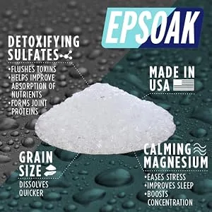 Epsoak Scented Epsom Salt Bundle - Sleep Formula 2 lbs. & Muscle Soak 2 lbs. Scented Bundle - product information 4