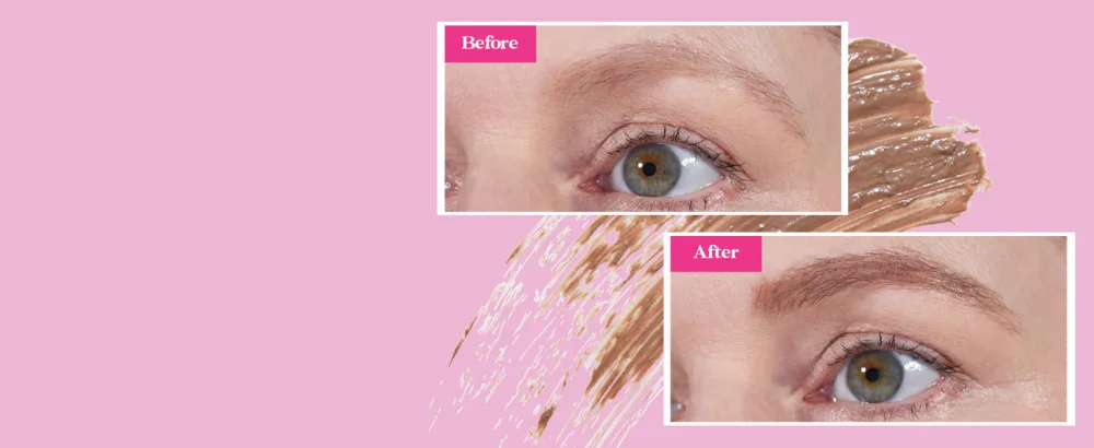 Grande Cosmetics GrandeBROW-FILL Volumizing Brow Gel  Tinted or Clear Eyebrow Mascara  Soft Flexible Hold  Water Resistant 2. Light - Premium Simple Image Carousel Web 2