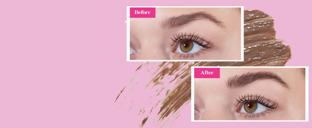 Grande Cosmetics GrandeBROW-FILL Volumizing Brow Gel  Tinted or Clear Eyebrow Mascara  Soft Flexible Hold  Water Resistant 2. Light - Premium Simple Image Carousel Web 3