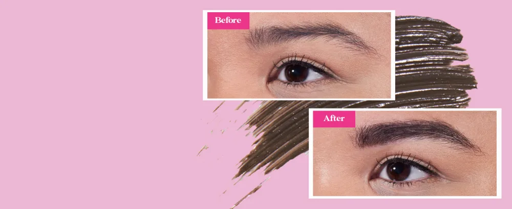 Grande Cosmetics GrandeBROW-FILL Volumizing Brow Gel  Tinted or Clear Eyebrow Mascara  Soft Flexible Hold  Water Resistant 2. Light - Premium Simple Image Carousel Web 5