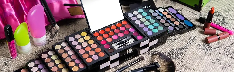 SHANY 'All About That Face' Makeup Kit - All in one Makeup Kit - Eye Shadows  Lip Colors & More. - product information 1
