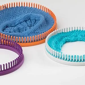 Authentic Knitting Board ' Premium' Round Knitting Loom Set  3/8 Gauge - product information 2