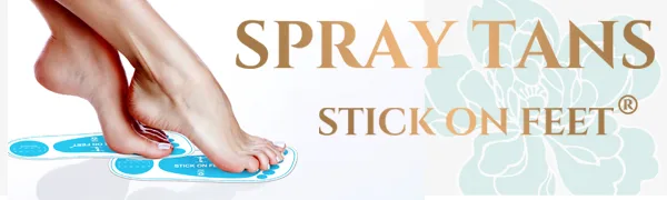 Blue 60 Pairs(120feets) Premium Disposable Feet Pads Spray Sunless Tanning Sole Protector - product information 1