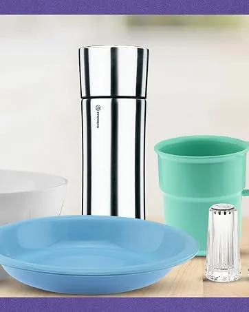 Ybm Home Plastic Square Small Wash Cup Ba156 (Blue  1) 1 Blue - dining