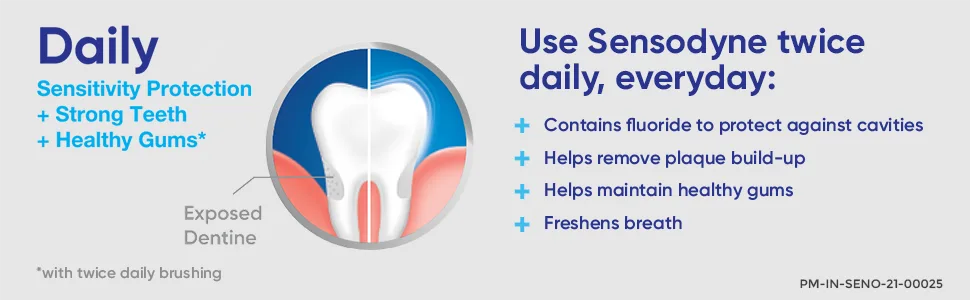 Sensodyne Sensitive Toothpaste - 130 g (Fresh Mint) - product information 3