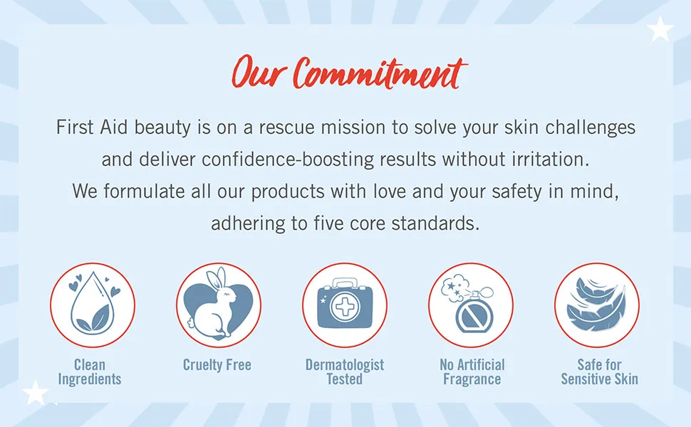 First Aid Beauty Ultra Repair Cream Intense Hydration Moisturizer for Face and Body  14 oz Original - Our Commitment